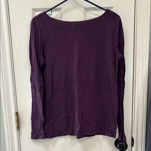 Women's Purple Long Sleeve Top